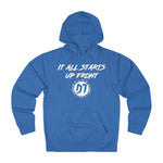 All Starts Up Front Hoodie